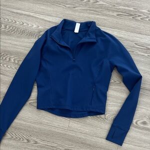 90 Degree By Reflex Navy Long Sleeve Top
